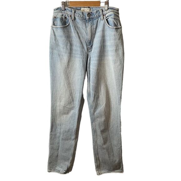 Madewell The Perfect Vintage Distressed Ripped Straight Jeans Size 28 - Picture 1 of 6